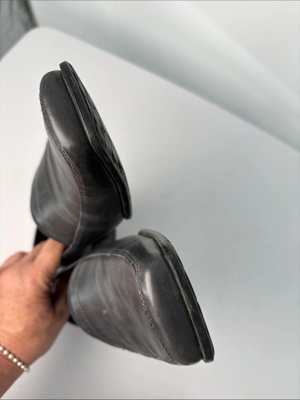 🐾 Ecco  Leather navy Slip-On  Loafers